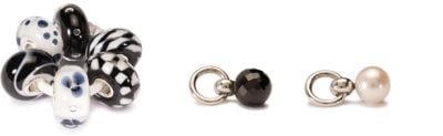 Trollbeads Gallery Blaack and white troll beads