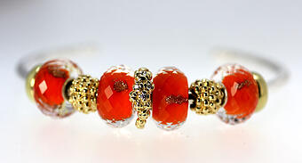 Royal Orange Bangle 411